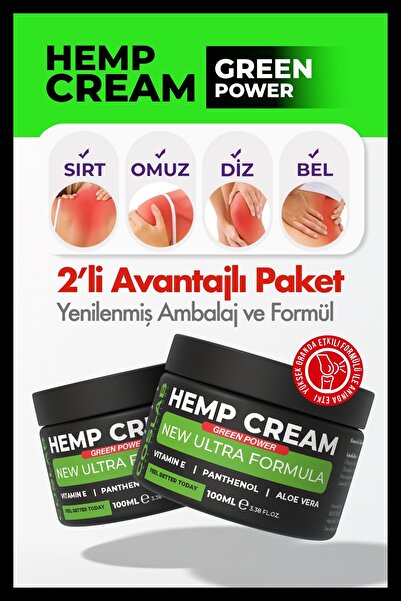 COSLAB HempCream Kenevir Yağı Özlü Kas ve Eklem Masaj Kremi | Doğal Ağrı Gide...
