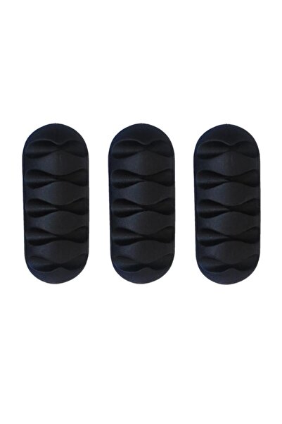 3B Trend 3'lü Set 5 Kanallı Kablo Tutucu Düzenleyici Sabitleyici