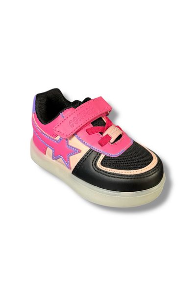 İdeal Conpax 82624Y Baby Girl - Children's Mesh Banded Very Comfortable Daily Walking Running Sports Shoes