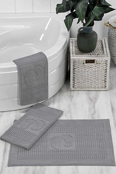 Mira Home 3-dijelni pešački peškir za kupatilo 100% pamuk komad 50x70 cm svet...