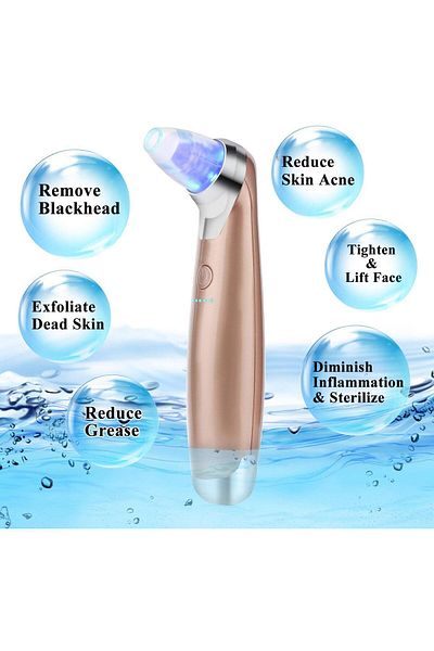 1st Blackhead Remover 4 Heads 5 Speeds USB Charging