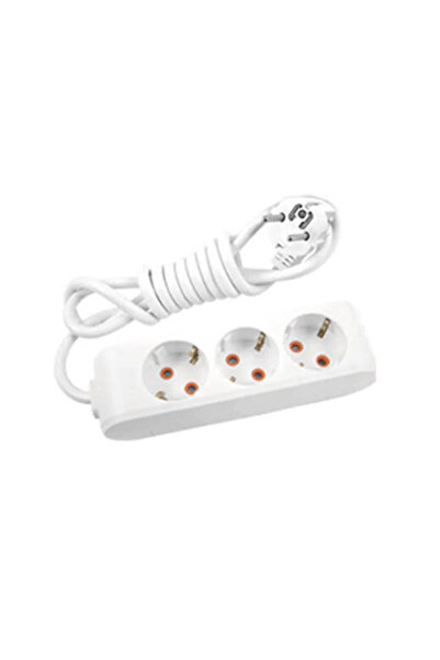 VİKO 3 Metre Üçlü Priz Uzatma Kablosu 3x2.5 Tam Kesit Çocuk Korumalı