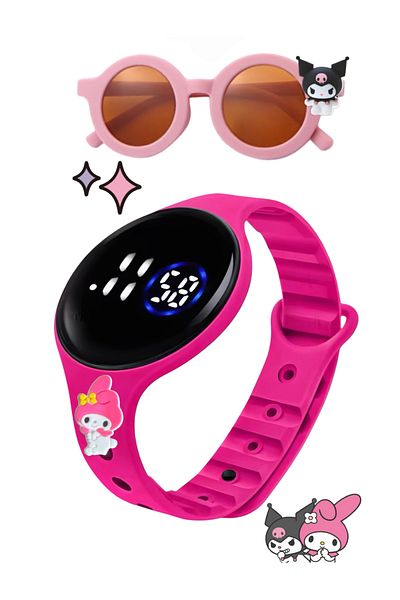 intermax 1-13 Years Old Cool Kids Set of 3 Sunglasses, Glasses Case and Digital Children's Watch