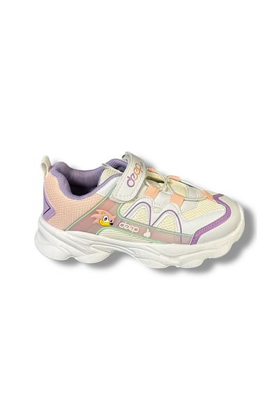 İdeal Deep Kids 011 Unisex Girls Boys Comfortable Mesh Thick Heel Banded Mesh Sports Shoes