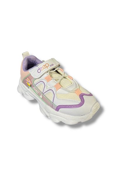 İdeal Deep Kids 011 Unisex Girls Boys Comfortable Mesh Thick Heel Banded Mesh Sports Shoes