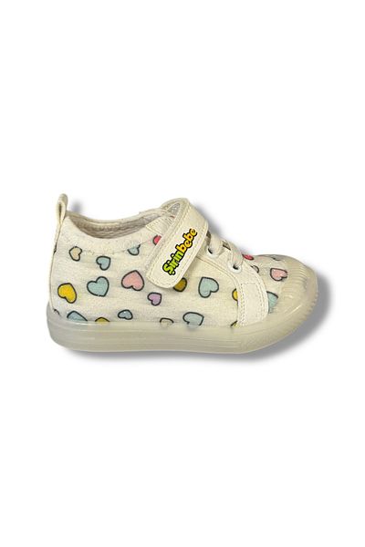 İdeal Şirin Bebe 0921027-B Baby Girl Microfiber Very Comfortable Banded Elastic Sports Daily Walking Shoes