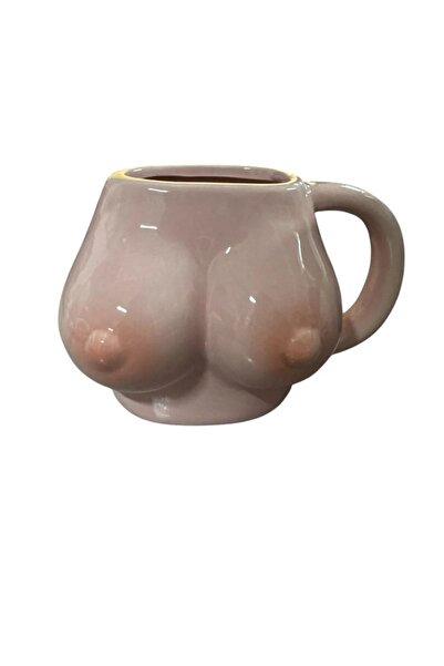 Meyra Accessories 3D özel tasarımlı memeli kupa bardak