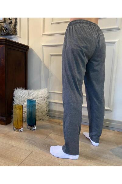 DÜVEN Чоловічі антрацитові прямі штани з 100% бавовни, стандартного крою, з еластичним поясом і кишенями.