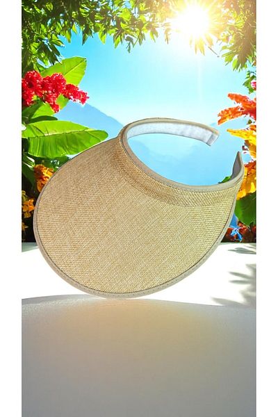 Deeplively Women's Straw Hat Summer Beach Hat Premium Quality - Visor Hat with Accessories