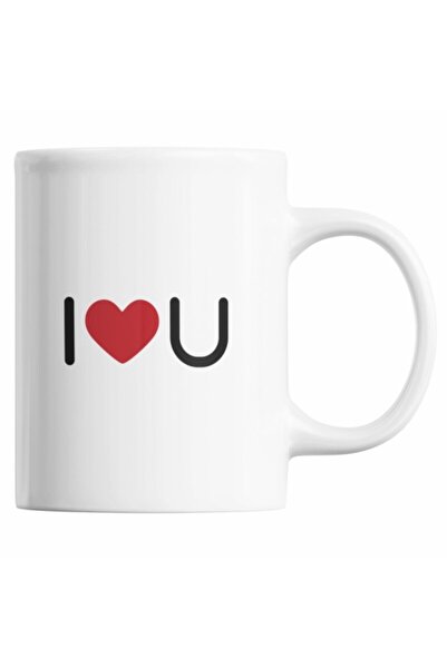 OEM Εξατομικευμένη λευκή κούπα I LOVE YOU, INOVATIX®. 330 ml