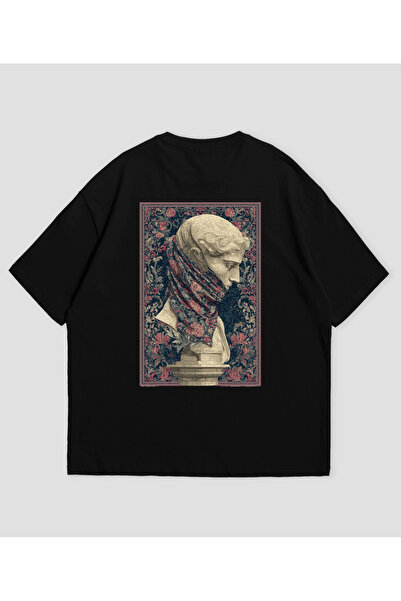 SVART WEAR تي شيرت للجنسين مقاس كبير من النحت والكليم