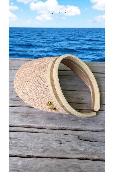 Deeplively Women's Straw Hat Summer Beach Hat Premium Quality - Visor Hat with Accessories