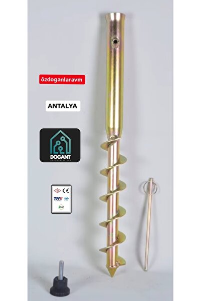 dogant özdoğanlar avm 48 cm  Metal Demir Plaj Bahçe Şemsiyesi Yer Sabitleme K...