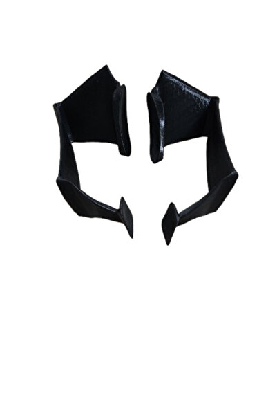 Yamaha R1 R6 R7 Uyumlu Winglet Kanat – Siyah Parlak, Motosiklet Aerodinamik Aksesuar