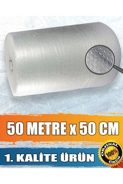 Mçb Group Balonlu Naylon 50 Cm X 50 Metre Ambalaj Taşınma Naylonu Patpat Pıtpıt