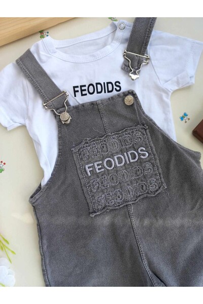 MÇ FAMİLY STORe Baby Girl Baby Kids Jean Salopet 2-Piece Jeans Jumpsuit