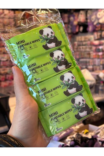 SoBien Mini Pocket Wet Wipes Kawaii 4 Pack 32Pcs