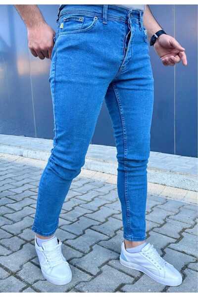 KDY Men's Straight Classic Relaxed Cut Regular Fit Lycra Denim Jeans