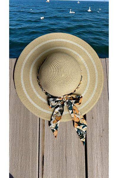 Deeplively Women's Straw Hat Summer Beach Hat Premium Quality - Foldable - Adjustable to Head