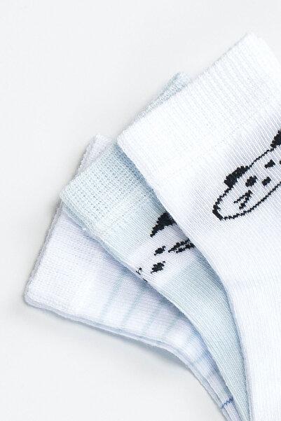 Aziz Bebe Triple Baby Boy Socks