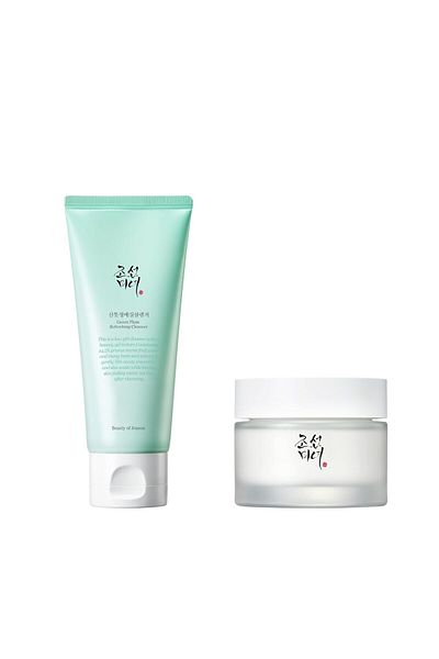 Beauty of Joseon جل منظف منعش برائحة البرقوق الأخضر مع كريم ترطيب الوجه من Dynasty Cream