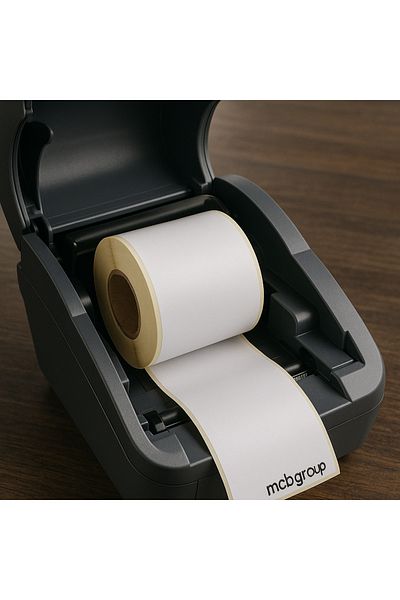Mçb Group 1St Quality Dough Roller - 500 100X100Mm Thermal Barcode Label - Strong Adhesive Zebra
