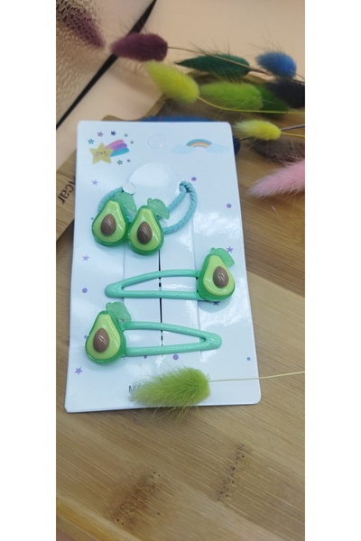 ELAS HOME Set de cleme pentru fructe Avocado Rubber & Snap Fasteners
