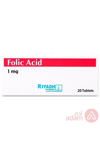 FOLIC ACID 1MG 20TAB