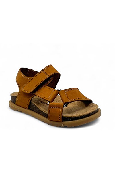 Piarmoni Genuine Leather Anatomical Cork Sole Children's Sandals