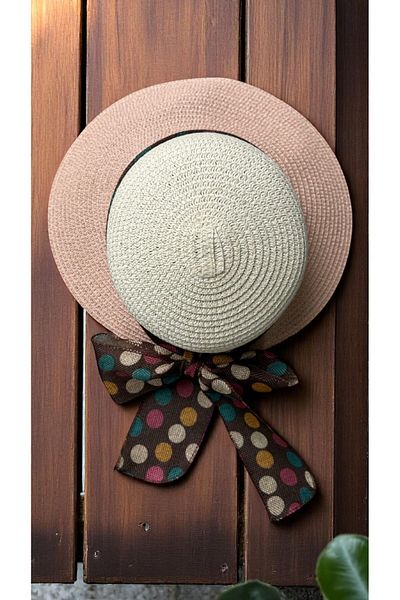 Deeplively Women's Straw Hat Summer Beach Hat Premium Quality - Foldable - Adjustable to Head