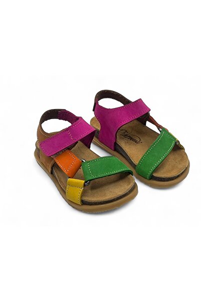 Piarmoni Дитячі сандалі з натуральної шкіри на анатомічній корковій підошві