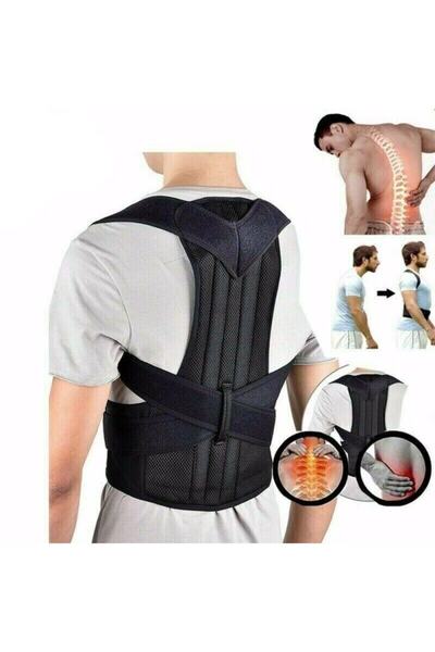 Ankaflex Siyah Highconcept Ortopedik Balenli Dik Duruş Korsesi