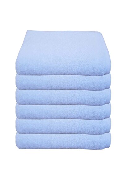 Mira Home مجموعة من 6 مناشف فندقية 100 مناشف يد قطنية بيضاء مقاس 50x90 سم