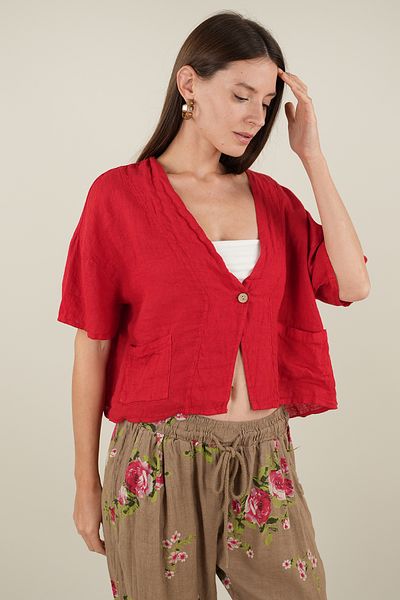 Ranasubaşı Linen Summer Jacket