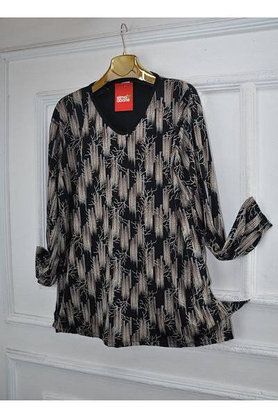 elma abone Super Oversize Combed Bluz