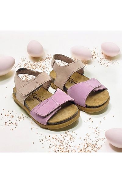 Piarmoni Genuine Leather Anatomical Cork Sole Children's Sandals