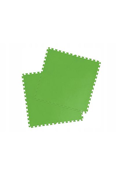 zola Set suport izolant pentru piscină, spumă, 8 piese, ușor de asamblat, 81 x 81 cm, verde