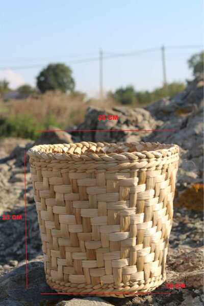 EM&MA DESİNG HASIR SEPET EV BAHÇE SALON MUTFAK SAKSILIK ORGANİZER DEPOLAMA