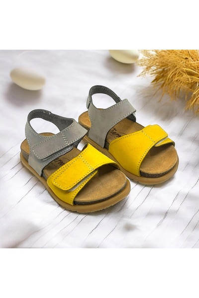 Piarmoni Дитячі сандалі з натуральної шкіри на анатомічній корковій підошві