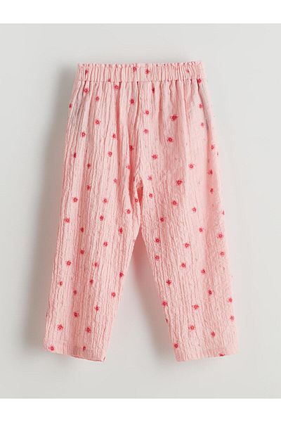 LC Waikiki Lcw Kids Floral Waist Tie Girl's Pants (S5)