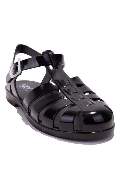 IGOR S10258BB Bıarrıtz Black Orthopedic Daily Women's Sandals