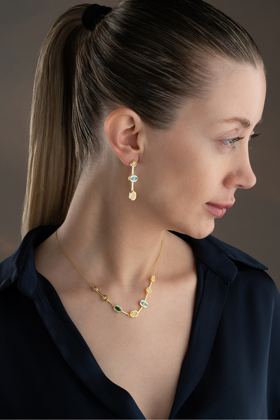 Silvano Jewelry 925 Ayar Gümüş Serenay Set Takım