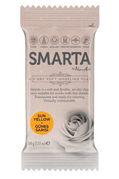 SMARTA BY NUREART Modelleme Hamuru 100 gr - Güneş Sarısı