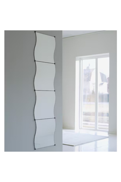 IKEA Krabb 4 Parça 44x40 cm Asimetrik Duvar Aynası