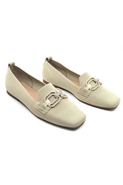 KOCAMANLAR Feles Tricoturi Cataramă Detaliată Toe Blunt Pantofi de damă Baler...