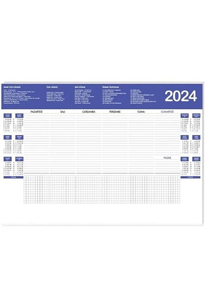 STOREMAX MUARTSHOP Цвет 2023 AJ-69 31 * 44 Седмична подложка за бюро Bialalı 871301