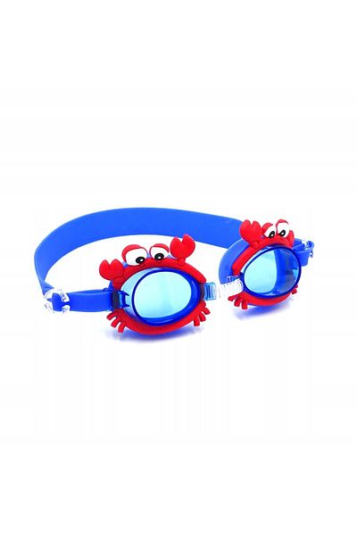 zola Ochelari de înot, Zola®, silicon, 3 ani+, plastic, lățime 14 cm, model raci roșii/albaștri