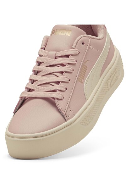 Puma Smash Platform v3 390758 Unisex Spor Ayakkabı PEMBE