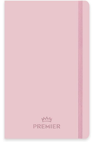 STOREMAX Muartshop Color 9X14 80 Sheets Lined Hardcover Premier Notebook - Pink 871301