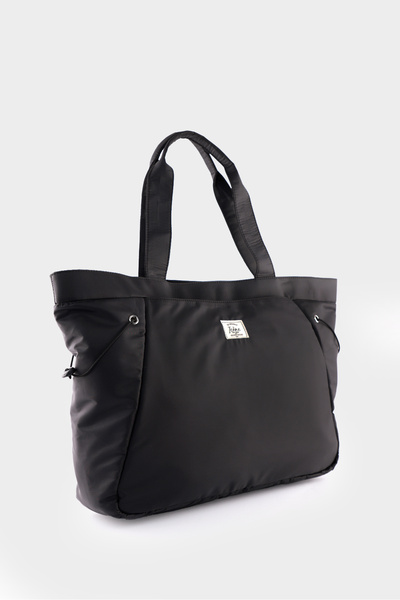 ICONE BAG Women's Bag Made of Thin Parachute Fabric, with Elasticated Sides, Foldable, with a Large Front Pocket.